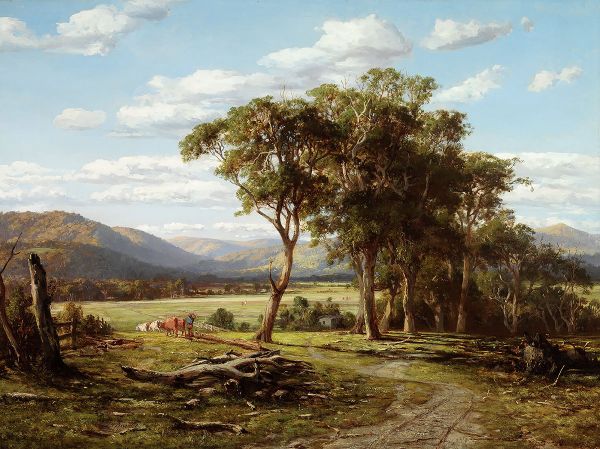 At Lilydale by Louis Buvelot | Oil Painting Reproduction