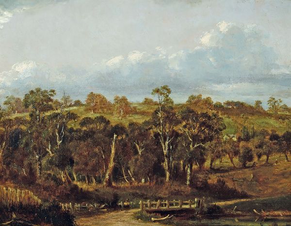 Australian Pastoral c1882 by Louis Buvelot | Oil Painting Reproduction