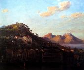 A View of Gamboa Rio de Janeiro 1852 By Louis Buvelot