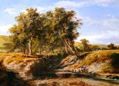Bush Creek Coleraine By Louis Buvelot