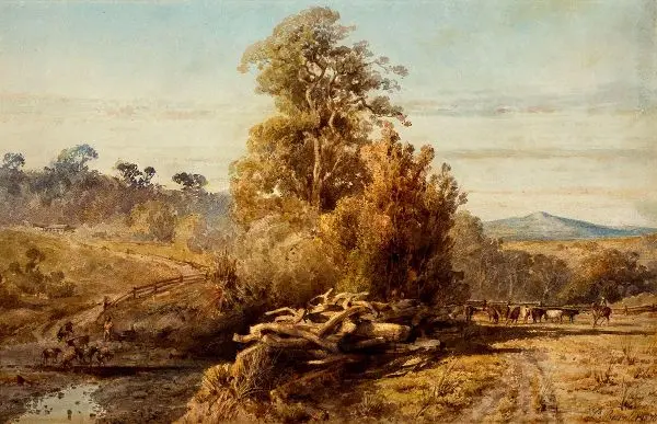 Coleraine 1876 By Louis Buvelot