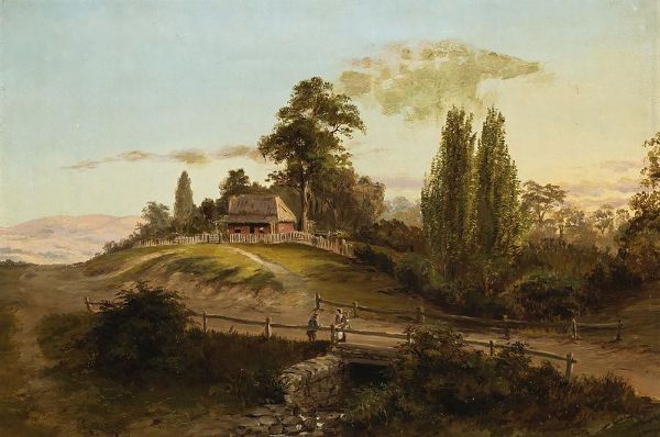 Evening 1876 by Louis Buvelot | Oil Painting Reproduction