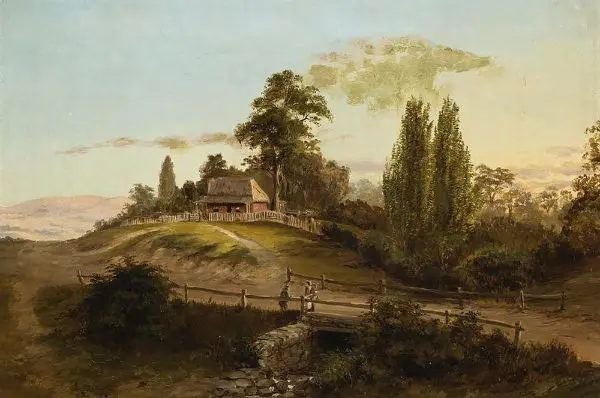 Evening 1876 By Louis Buvelot