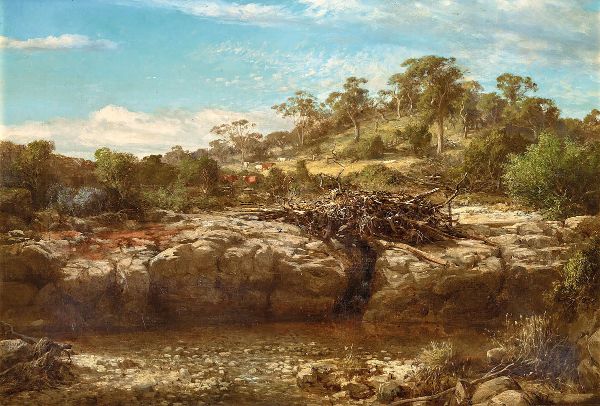 Goodman's Creek Bacchus Marsh 1876 | Oil Painting Reproduction