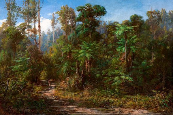 Near Fernshaw 1873 by Louis Buvelot | Oil Painting Reproduction