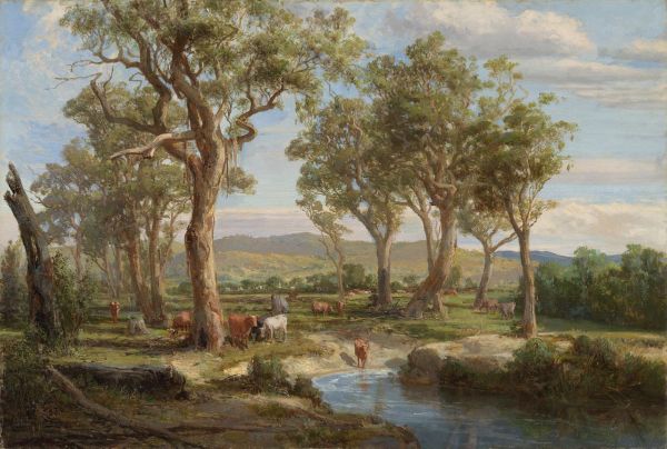 Pastoral 1881 by Louis Buvelot | Oil Painting Reproduction