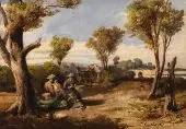 Picnic at Dromana By Louis Buvelot