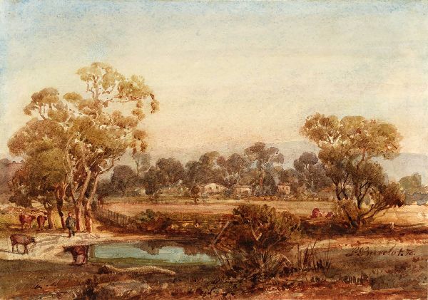 The Pool 1878 by Louis Buvelot | Oil Painting Reproduction