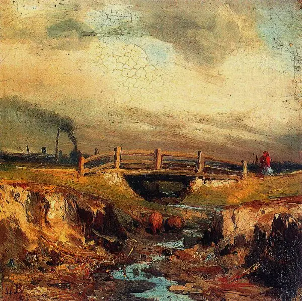 Towards Melbourne 1867 By Louis Buvelot