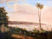 View of Bahia taken on the way to Monte Serrat 1839 By Louis Buvelot