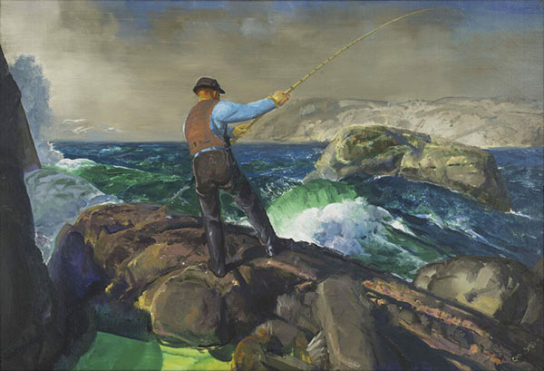 The Fisherman by George Bellows | Oil Painting Reproduction