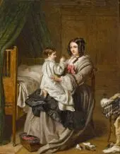 Bedtime 1858 By William Powell Frith