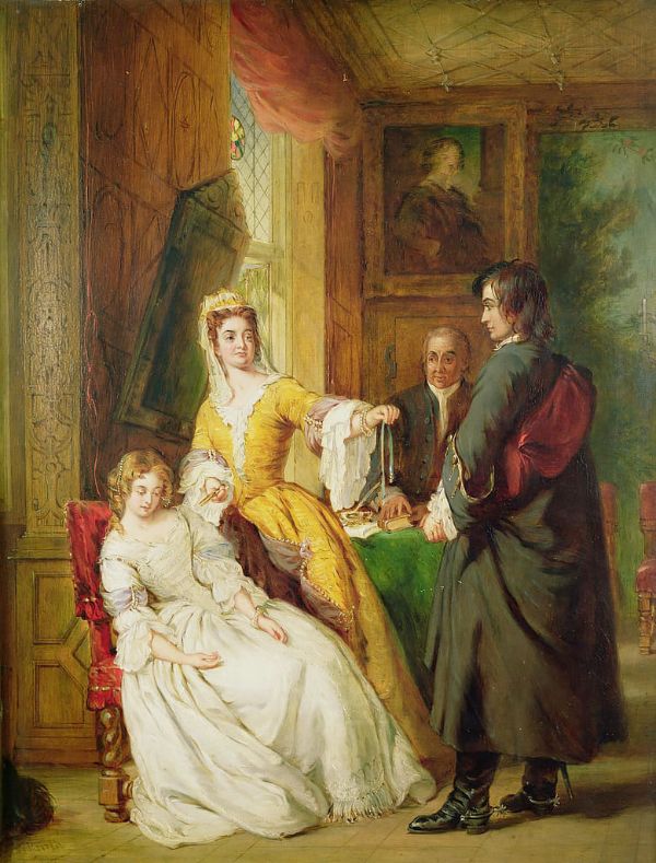 Bridge of Lammermoor by William Powell Frith | Oil Painting Reproduction
