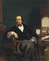 Charles Dickens in his Study 1859 By William Powell Frith