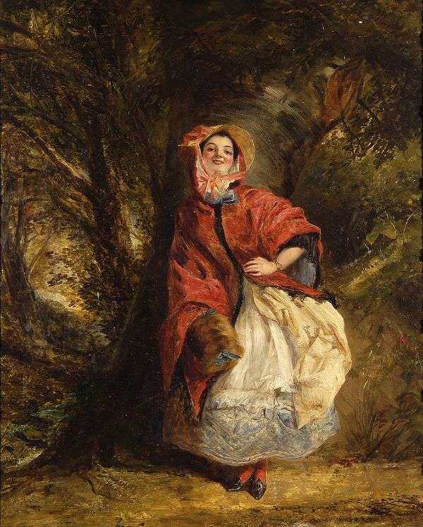 Dolly Varden 1842 by William Powell Frith | Oil Painting Reproduction