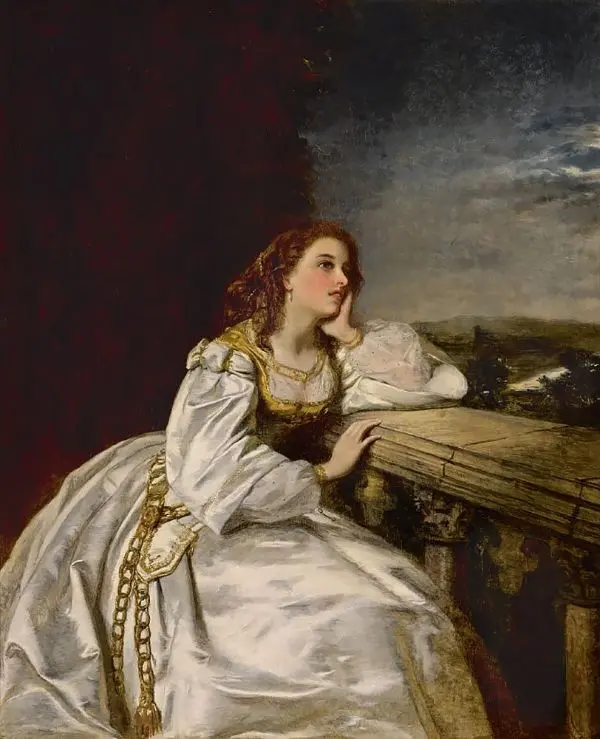 Juliet O That I were a Glove Upon that Hand 1862 By William Powell Frith