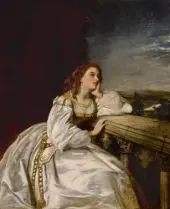 Juliet O That I were a Glove Upon that Hand 1862 By William Powell Frith