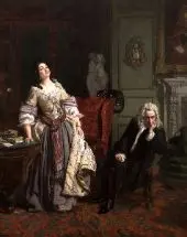 Pope Makes Love to Lady Mary Wortley Montagu By William Powell Frith