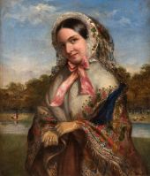 Portrait of a Lady By William Powell Frith