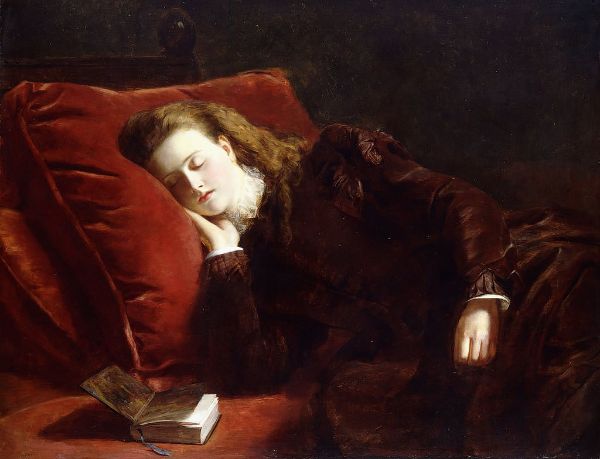 Sleep 1873 by William Powell Frith | Oil Painting Reproduction
