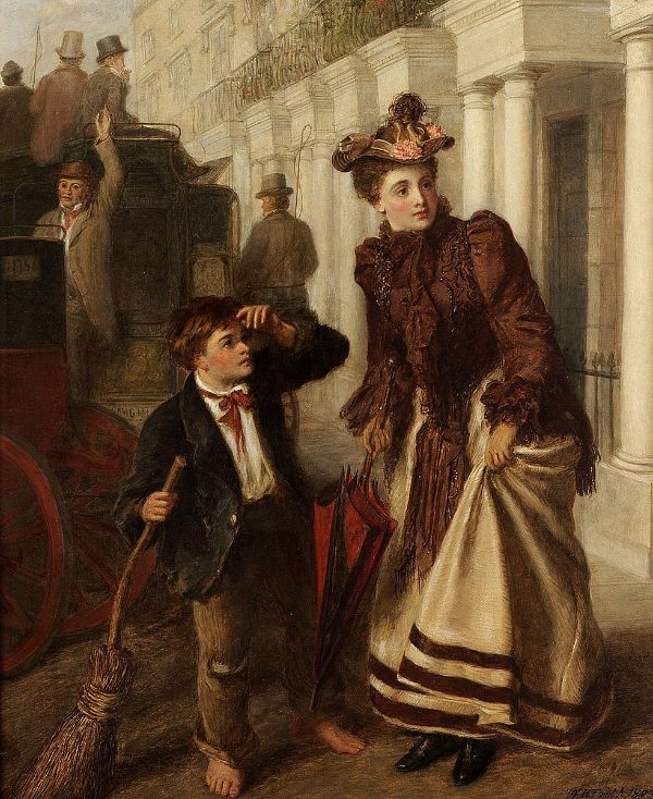 The Crossing Sweeper 1893 | Oil Painting Reproduction