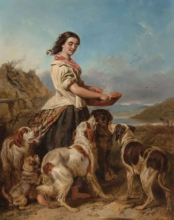 The Gamekeeper's Daughter 1860 By William Powell Frith