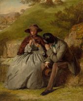 The Lovers 1855 By William Powell Frith