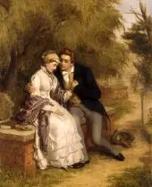 The Lover's Seat 1877 By William Powell Frith