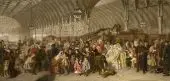 The Railway Station c1862 By William Powell Frith