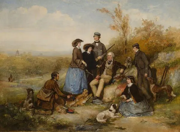 The Shooting Party By William Powell Frith