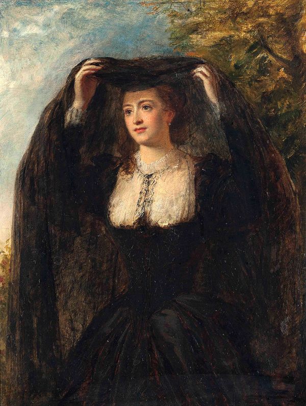 The Veil by William Powell Frith | Oil Painting Reproduction