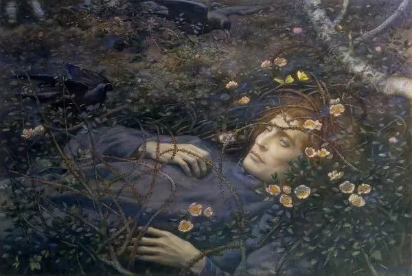 Oh What's That in the Hollow By Edward Robert Hughes
