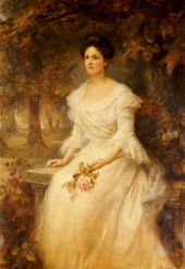 Portrait of a Lady 1902 By Edward Robert Hughes