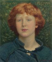 Portrait of Anthony Freeman By Edward Robert Hughes
