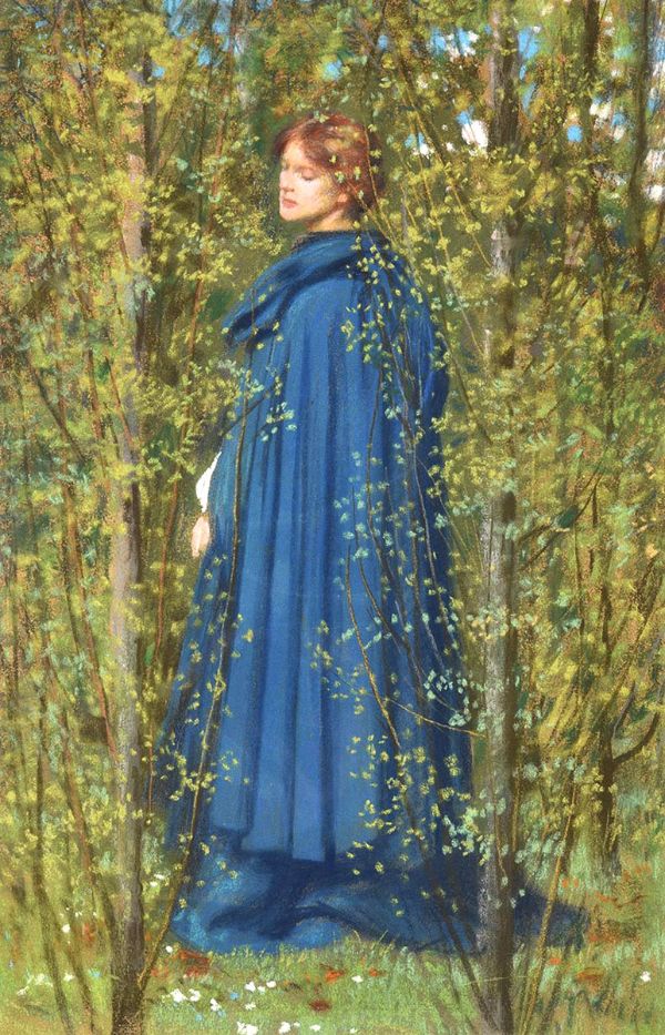 Reverie by Edward Robert Hughes | Oil Painting Reproduction