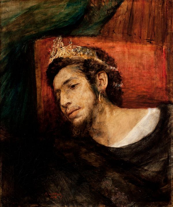 Ahasuerus 1876 by Maurycy Gottlieb | Oil Painting Reproduction