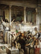 Christ Teaching at Capernaum By Maurycy Gottlieb