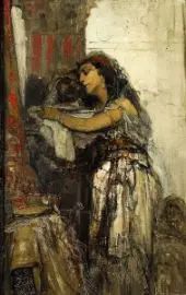 Salome with the Head of St John c1877 By Maurycy Gottlieb