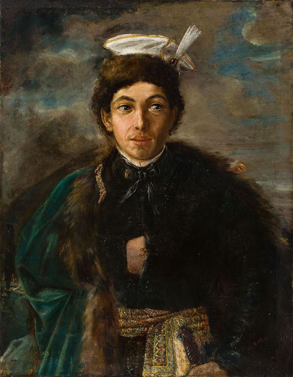 Self Portrait in Polish Nobleman's Dress 1874 | Oil Painting Reproduction
