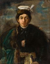 Self Portrait in Polish Nobleman's Dress 1874 By Maurycy Gottlieb