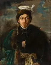 Self Portrait in Polish Nobleman's Dress 1874 By Maurycy Gottlieb