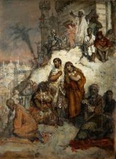 The Exile of the Moors from Granada 1877 By Maurycy Gottlieb