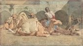 Camels Reposing Tangiers By Maria Fortuny