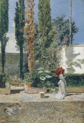 Garden at the Fortuny House By Maria Fortuny