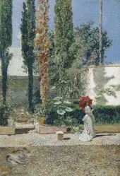 Garden at the Fortuny House By Maria Fortuny