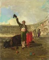 The Bullfighters Salute By Maria Fortuny