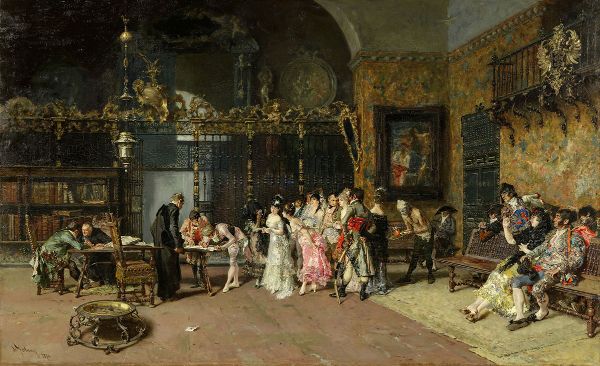 The Spanish Wedding by Maria Fortuny | Oil Painting Reproduction