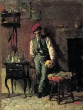 Portrait of the Sculptor Jeronimo Sunol By Maria Fortuny