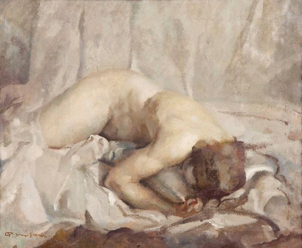 Dolore Amisani 1910 by Giuseppe Amisani | Oil Painting Reproduction