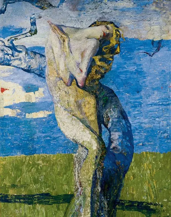 Female Nude By Giuseppe Amisani